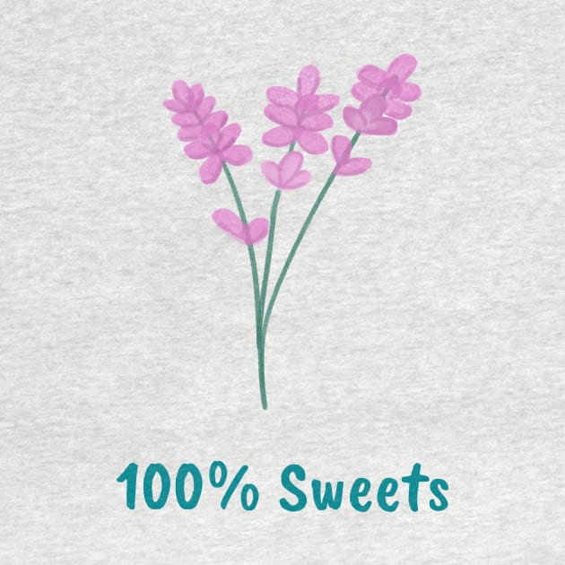 100% sweets shirt by NOREEN